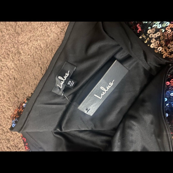 Lulus Multi Color Sequin Mini Skirt - Picture 9 of 10